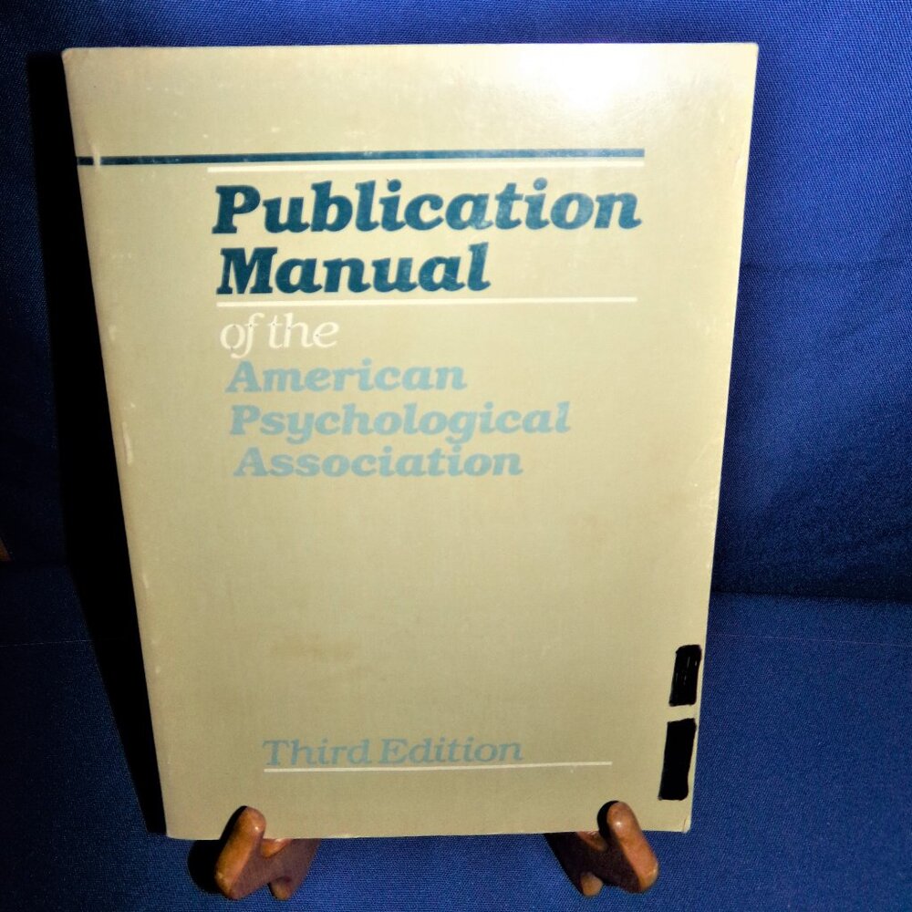 Publication Manual of the American Psychological Association- Large Softcover